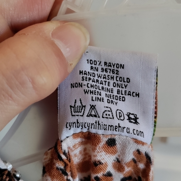 Cyn by Cynthia Mehr Cheetah print baby doll mini dress lg/xl - Picture 7 of 7